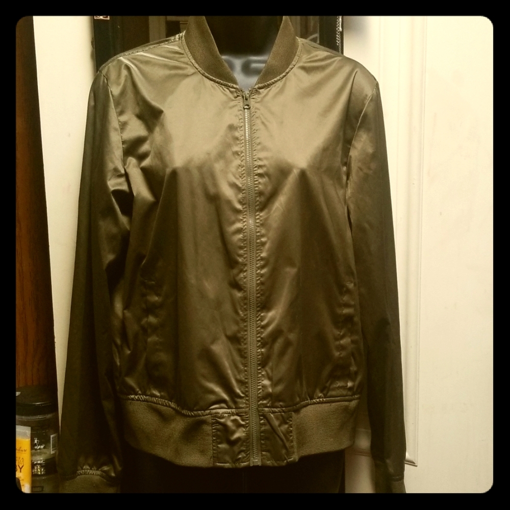 Olive Green Bomber Jacket